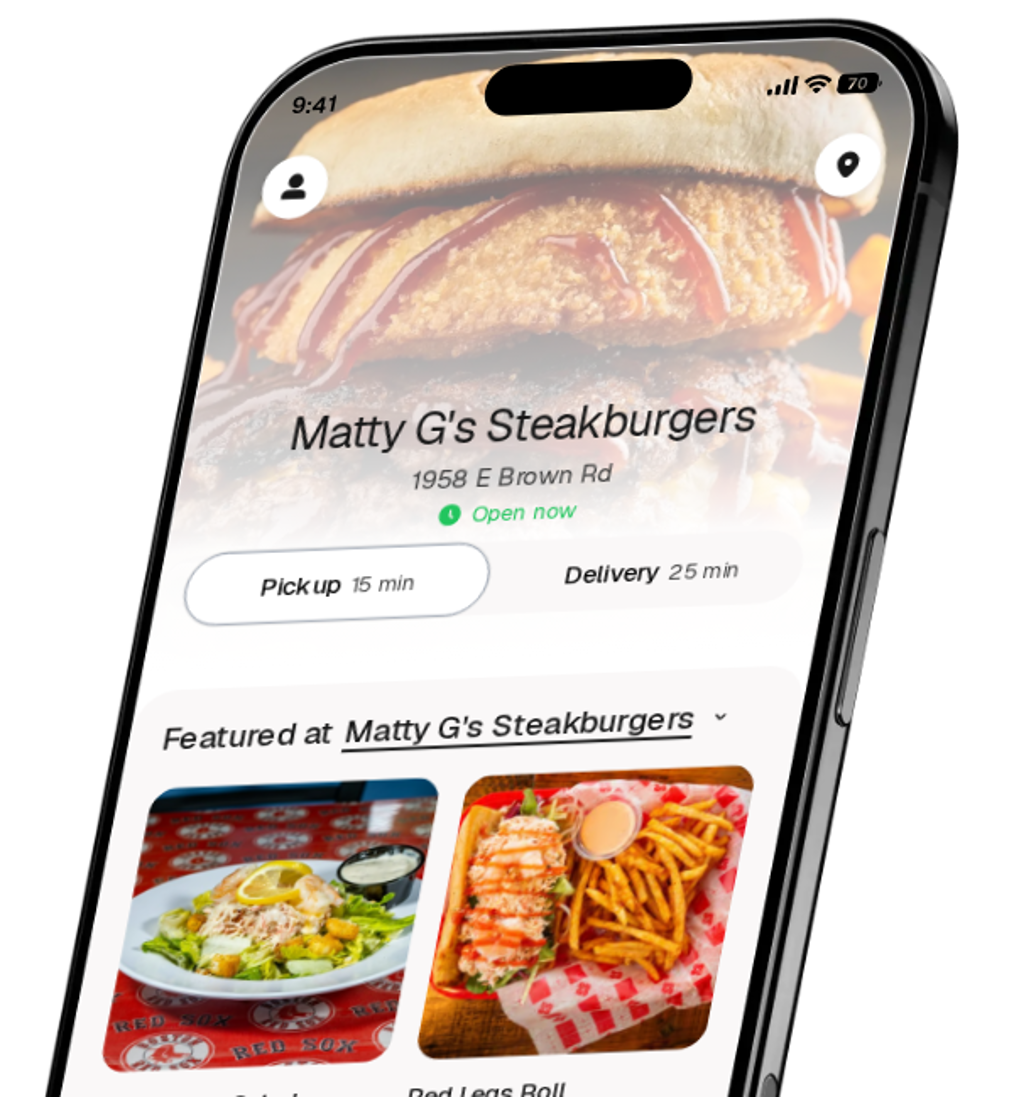 Matty G's Steakburgers app preview