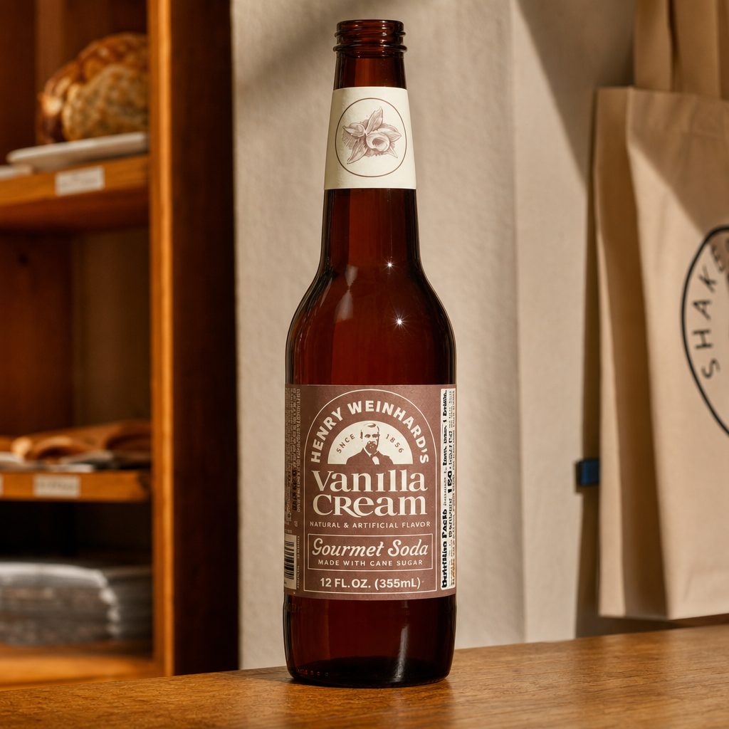 Henry Weinhard’s Vanilla Cream Soda (12oz).