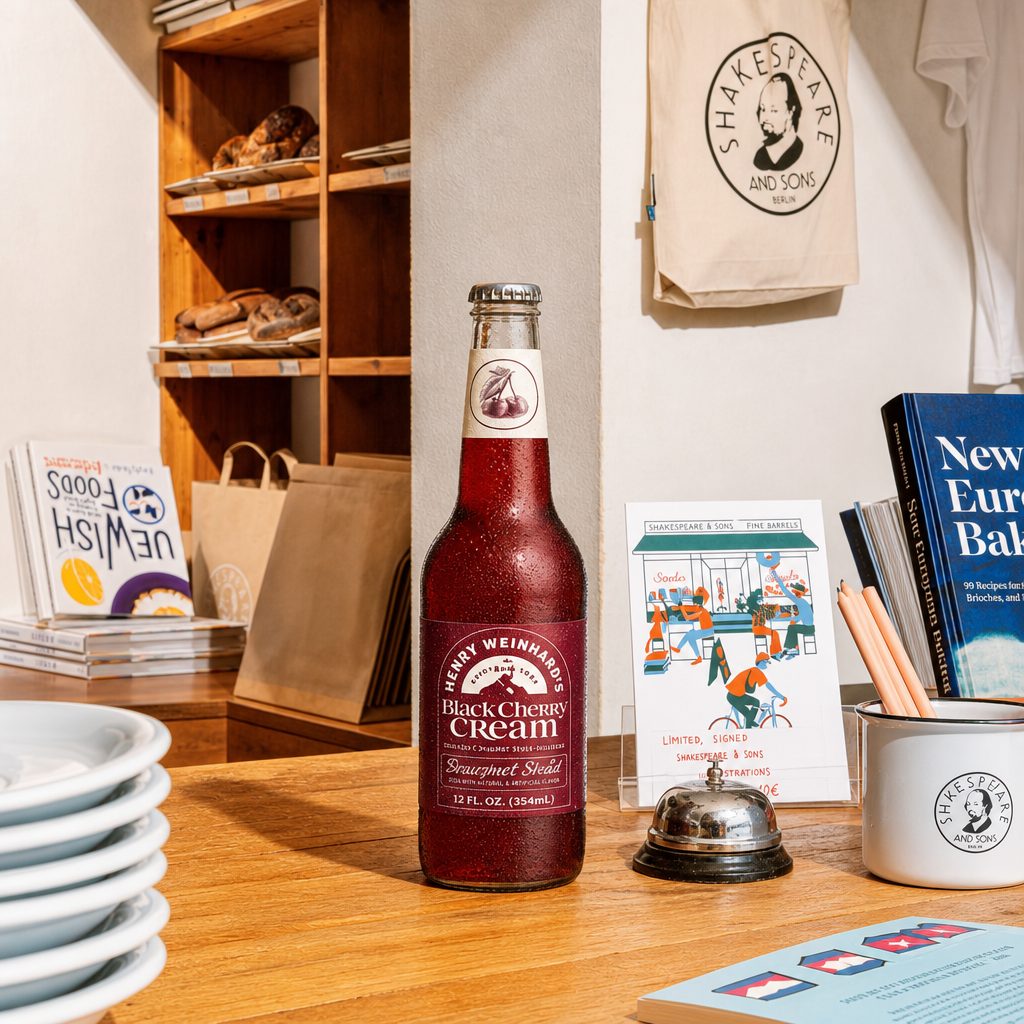 Henry Weinhard’s Black Cherry Cream Soda (12oz).
