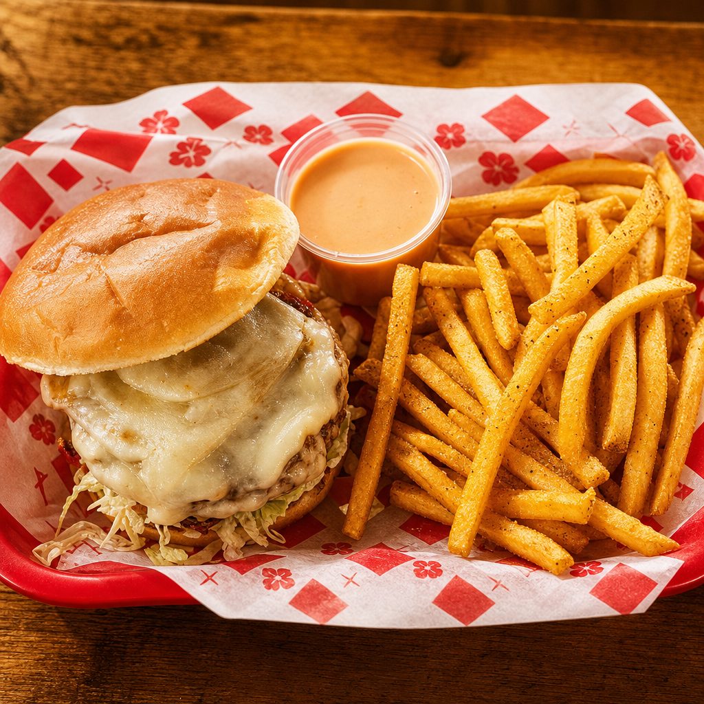 Jam Shot Burger.