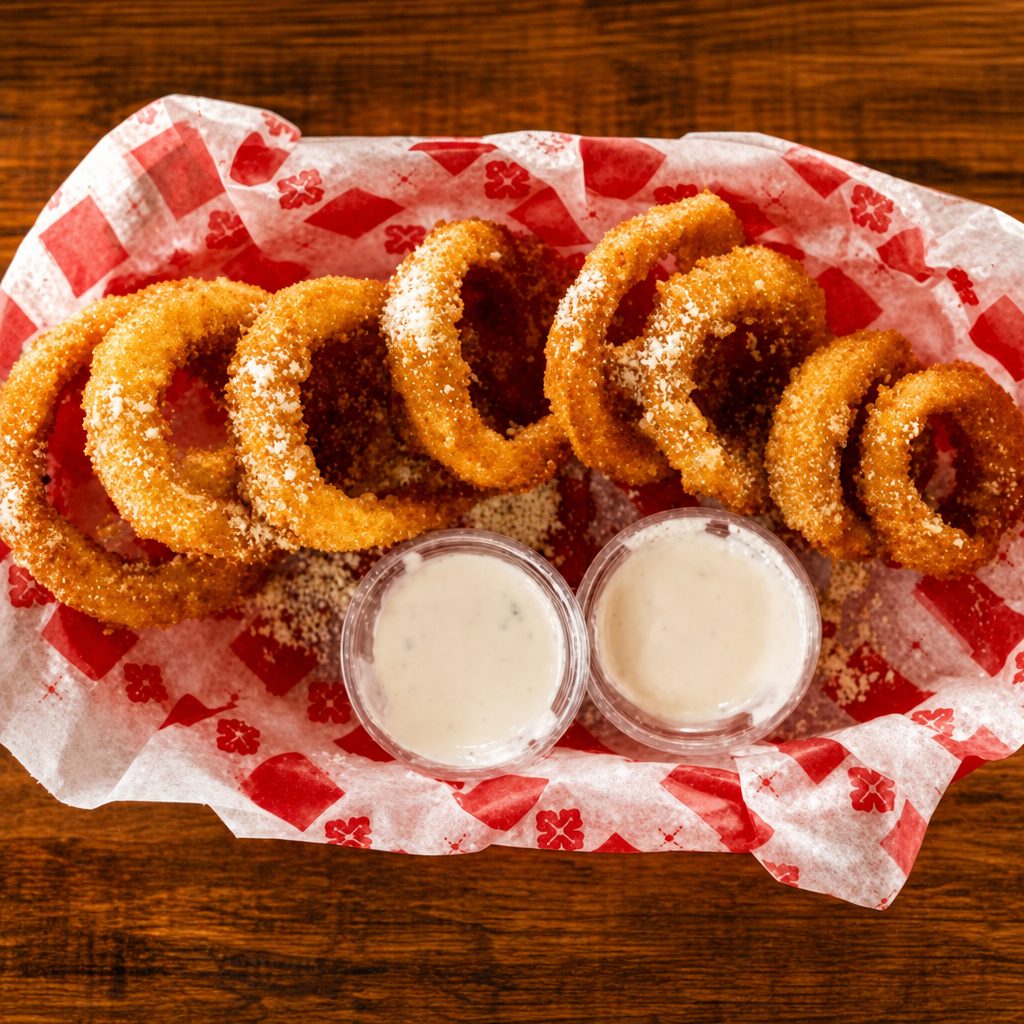 Onion Rings Basket.